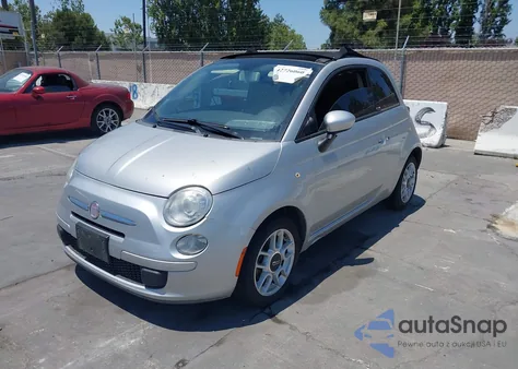2012 Fiat 500C Pop from USA, damaged, VIN 3C3CFFDR7CT352673